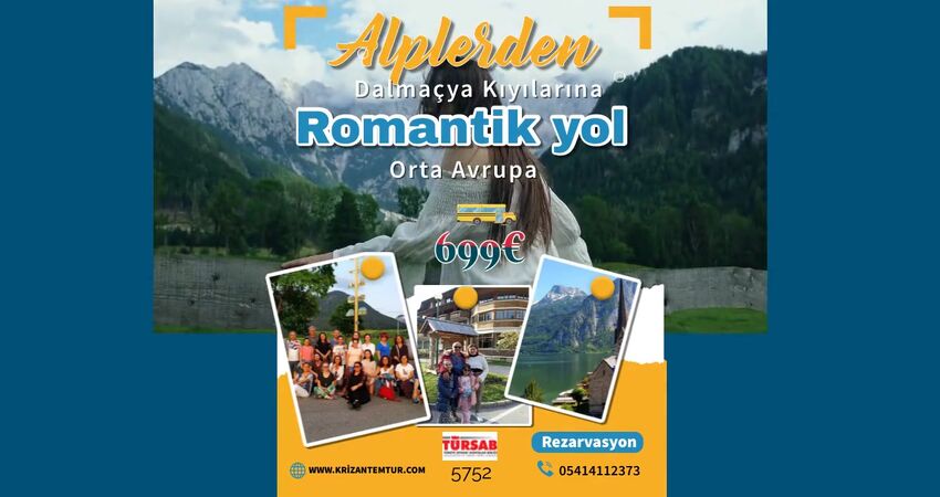 Alp Dağları Romantik Yol Orta Avrupa 
