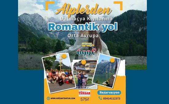 Alp Dağları Romantik Yol Orta Avrupa 